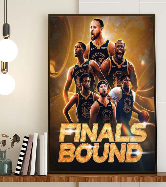 Golden State Warriors to Finals Bound NBA Wall Decor Poster Canvas