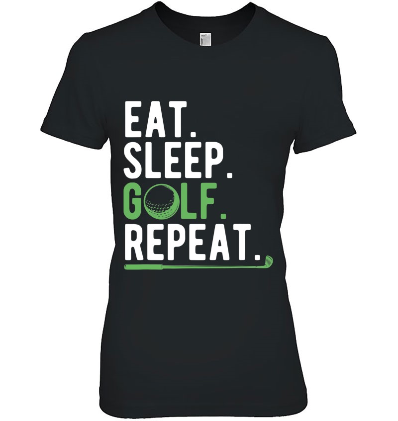 Golf Dad Shirt Eat Sleep Golf Repeat