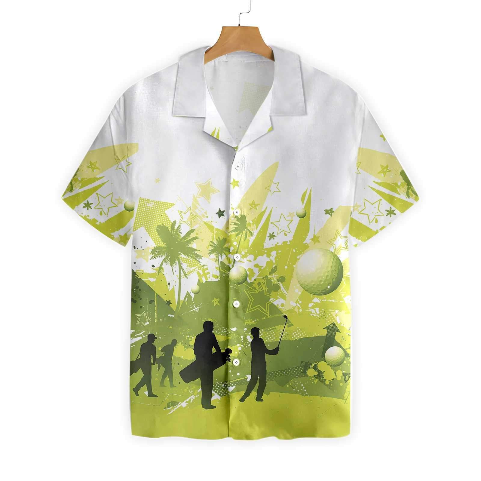 Golf Stock Illustration Ez14 0501 Hawaiian Shirt