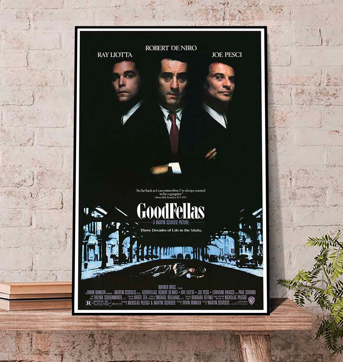 Goodfellas 1990 Movie Poster, Goodfellas Ray Liotta Poster Poster Fan 