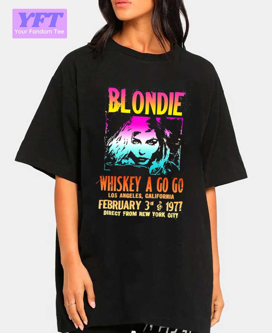 Gradasion Beckground 12 Retro Blondie Band Unisex T-Shirt