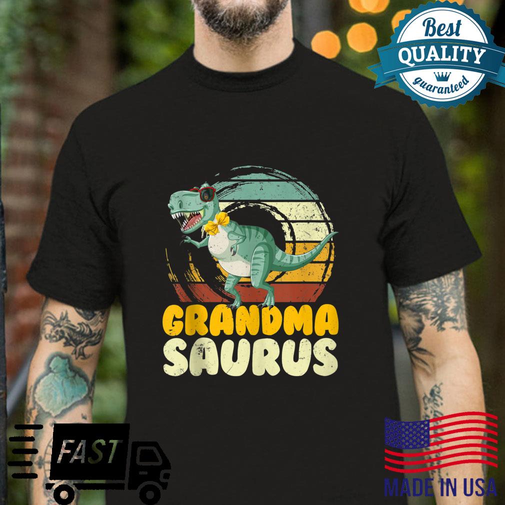 Grandmasaurus Dinosaur Grandma Saurus Family Matching Shirt