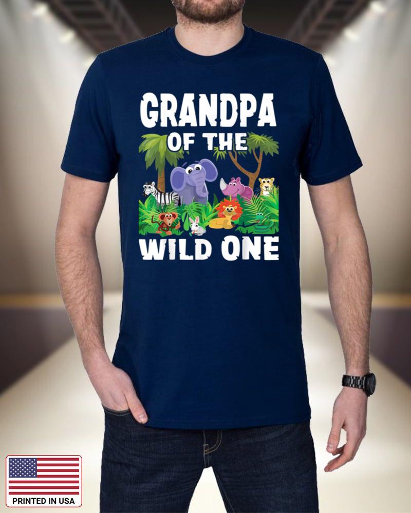 Grandpa of the Wild One - Zoo Birthday - Safari Jungle 3pgR7
