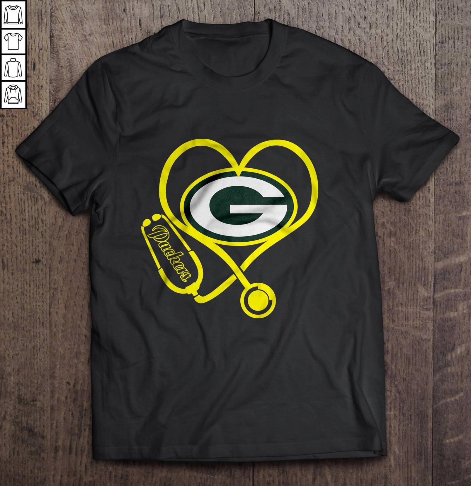 Green Bay Packers Stethoscope NFL TShirt