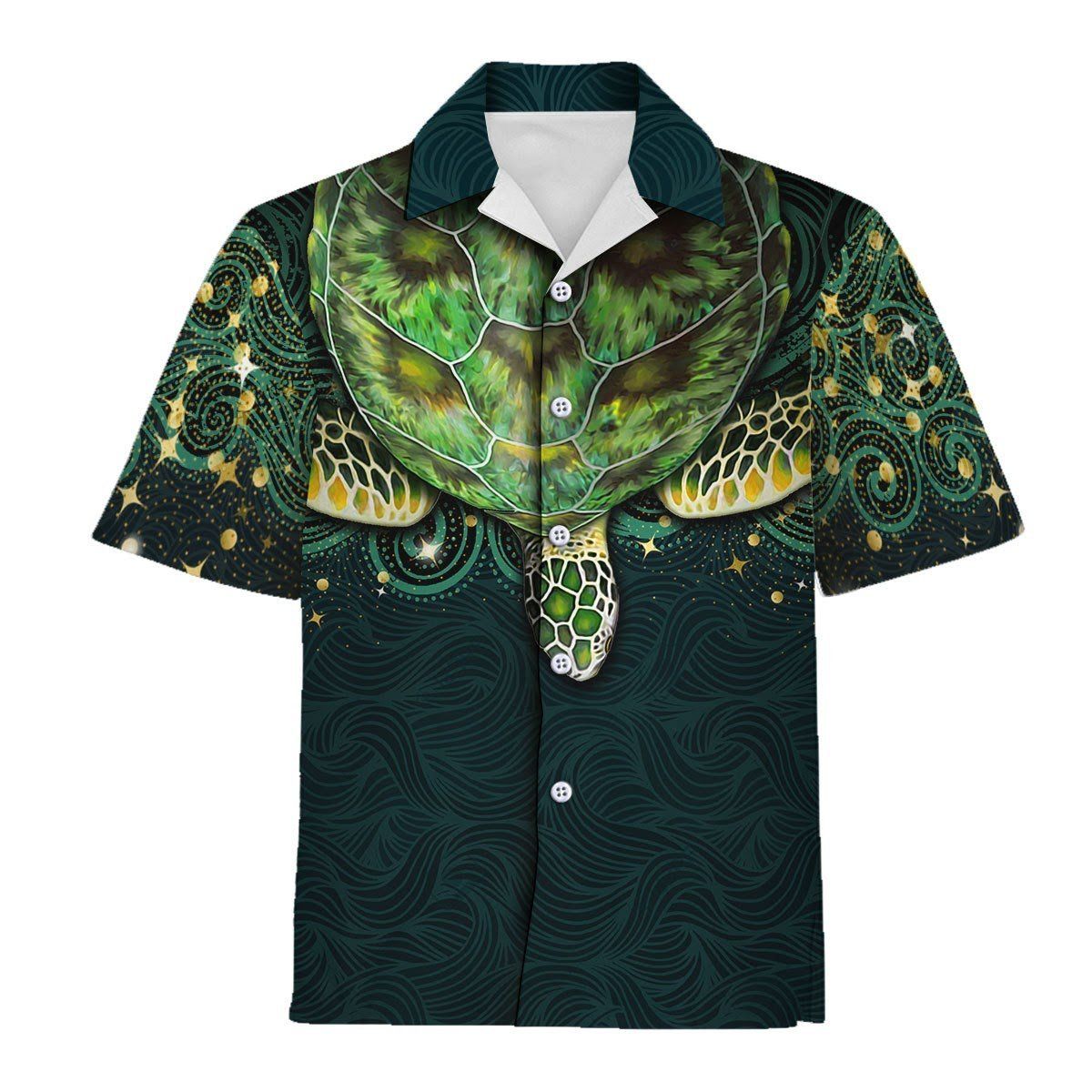 Green Sea Turtle Hawaiian Shirt