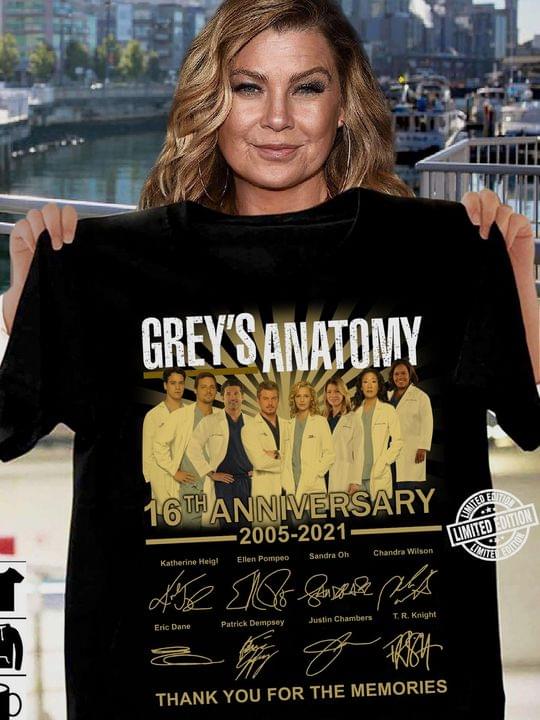 Grey’s anatomy 16th anniversary 2005 – 2021 Thank you for the memories