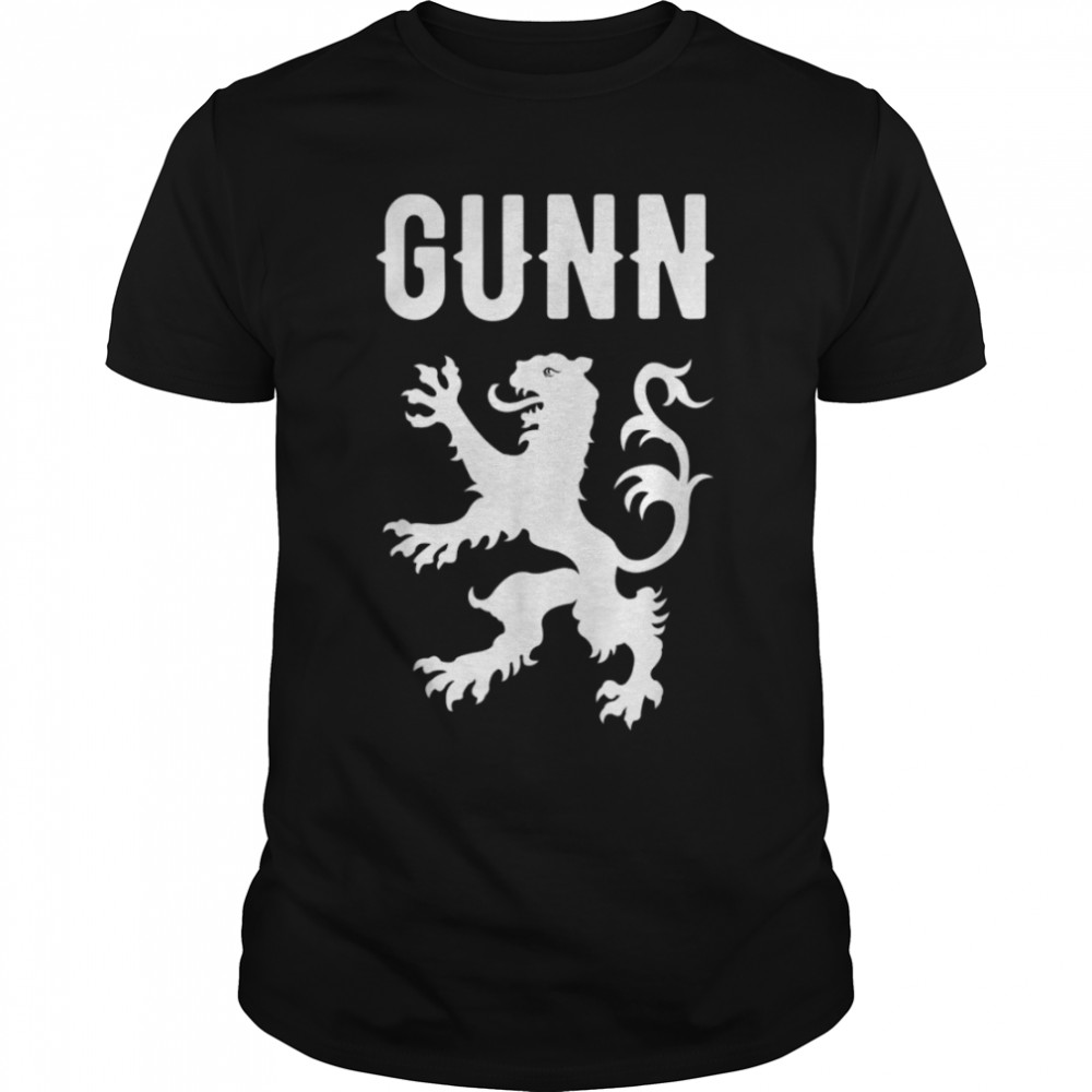 Gunn Clan Scottish Family Name Scotland Heraldry T-Shirt B0B4TW2N78