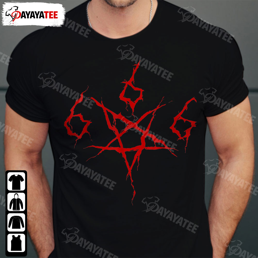Halloween Horror Shirt Devil Satan Satanic 666 Pentagram Occult