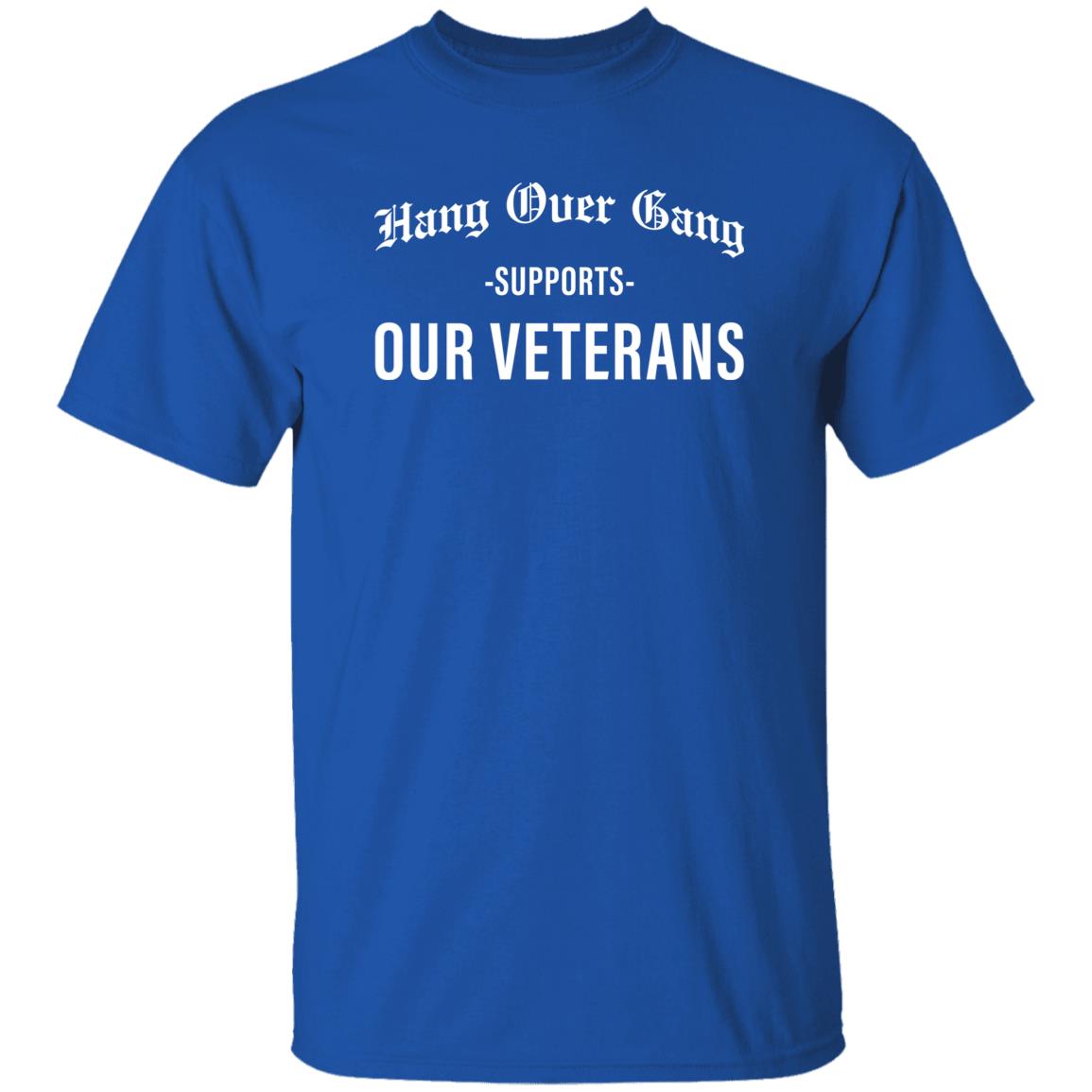 Hangovergang Merch Tom Macdonald Hang Over Gang Supports Our Veterans Shirt