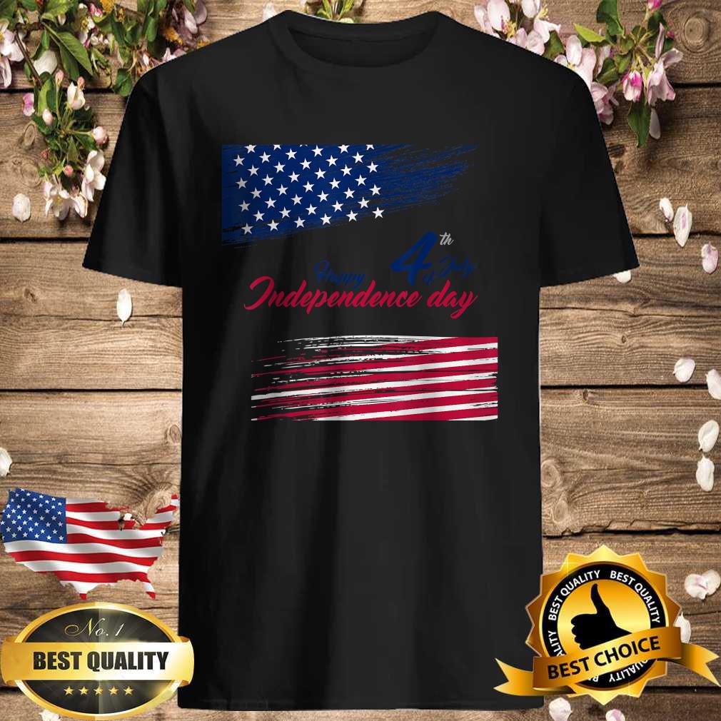 Happy 4th of July America Flag Independence Day Shirt