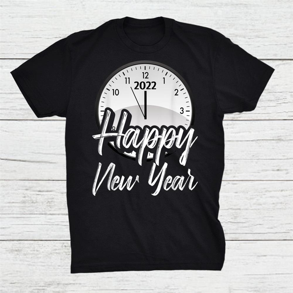 Happy New Year 2022 Family Party Pajama Nye Countdown Shirt