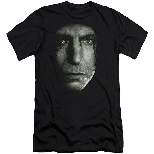 Harry Potter Snape Head Premium Slim Fit T Shirt