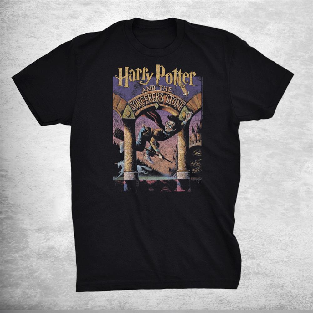 Harry Potter The Sorcerers Stone Book Cover Shirt