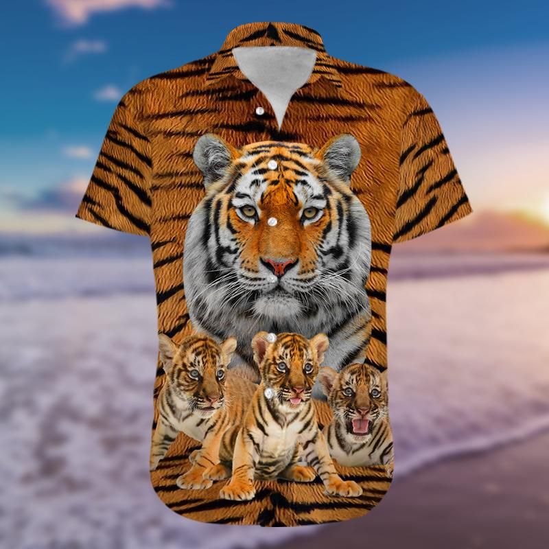 Hawaii Shirt Awesome Tiger -ZX0776 