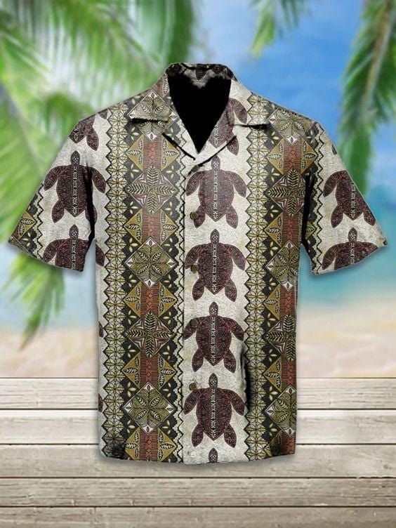 Hawaii Shirt Awesome Turtle Art-ZX0525 