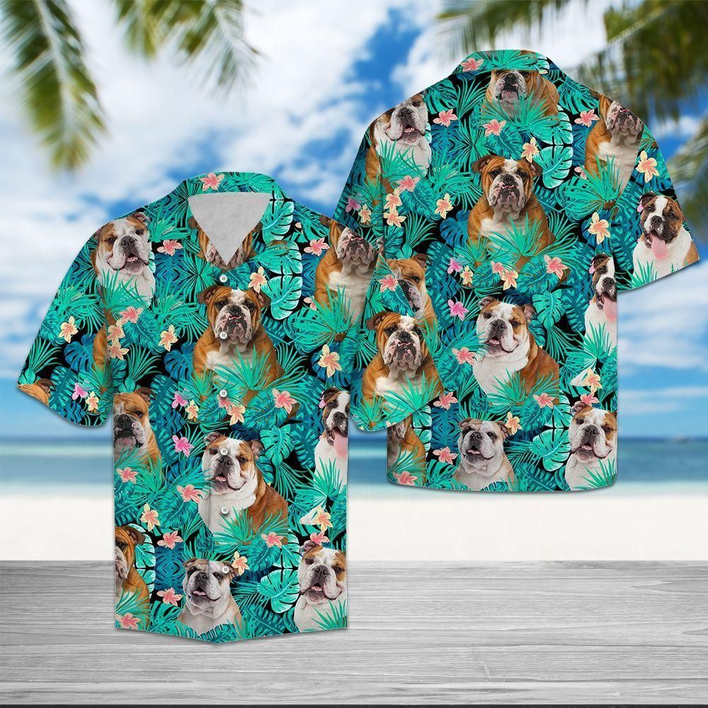 HAWAII SHIRT Bulldog -zx16341 