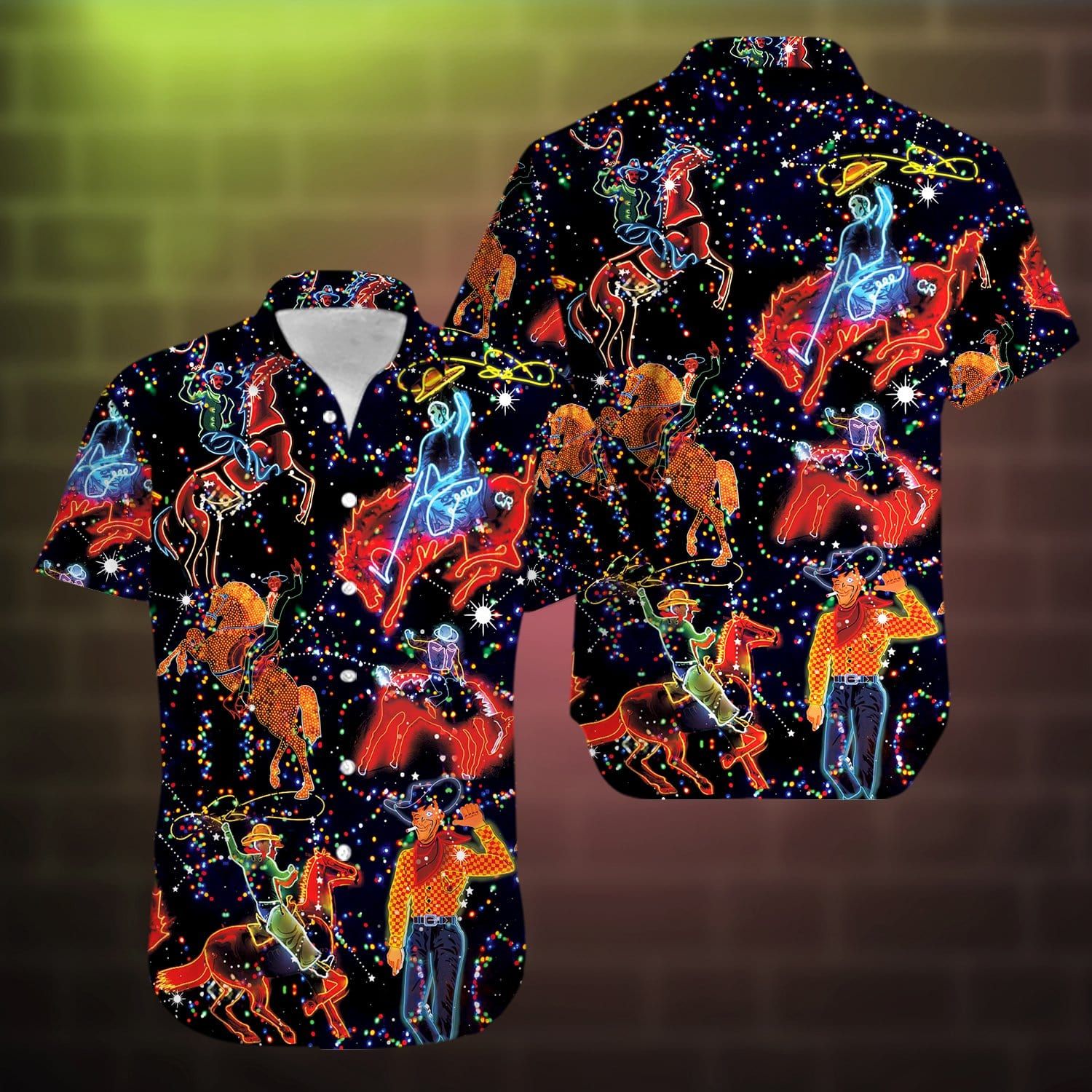 Hawaii Shirt Darkness Cowboy #104KV-ZX0541 