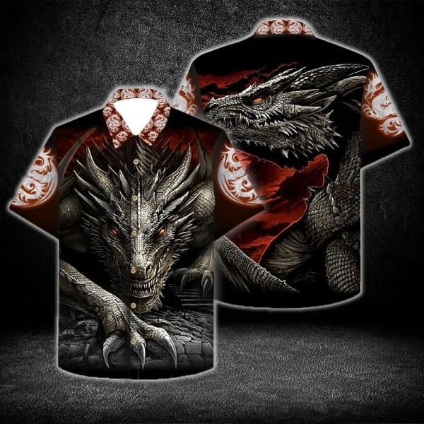 HAWAII SHIRT Dragon -zx16161 