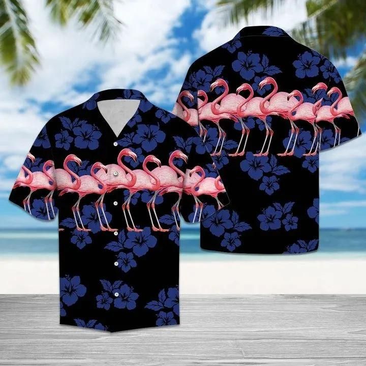 HAWAII SHIRT Flamingo Tropical -zx16040 