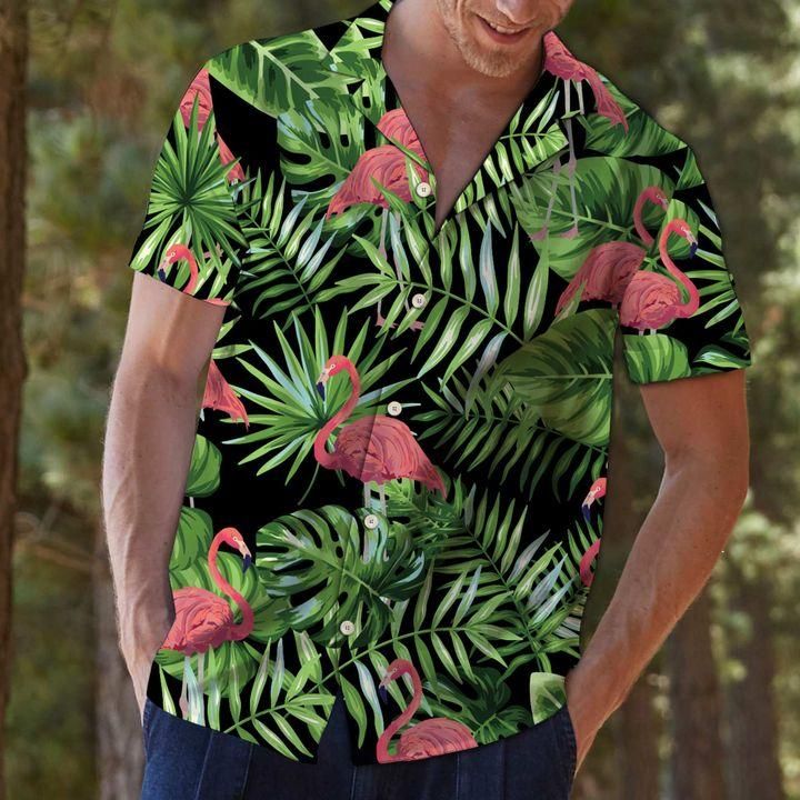 HAWAII SHIRT Flamingo -zx16054 