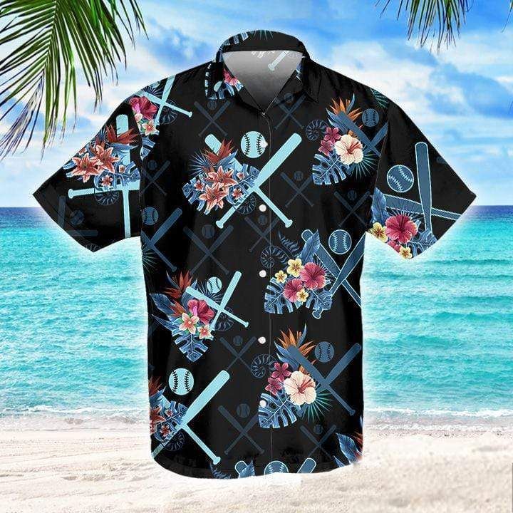 Hawaii Shirt Floral Baseball Tropical  -ZH5792 
