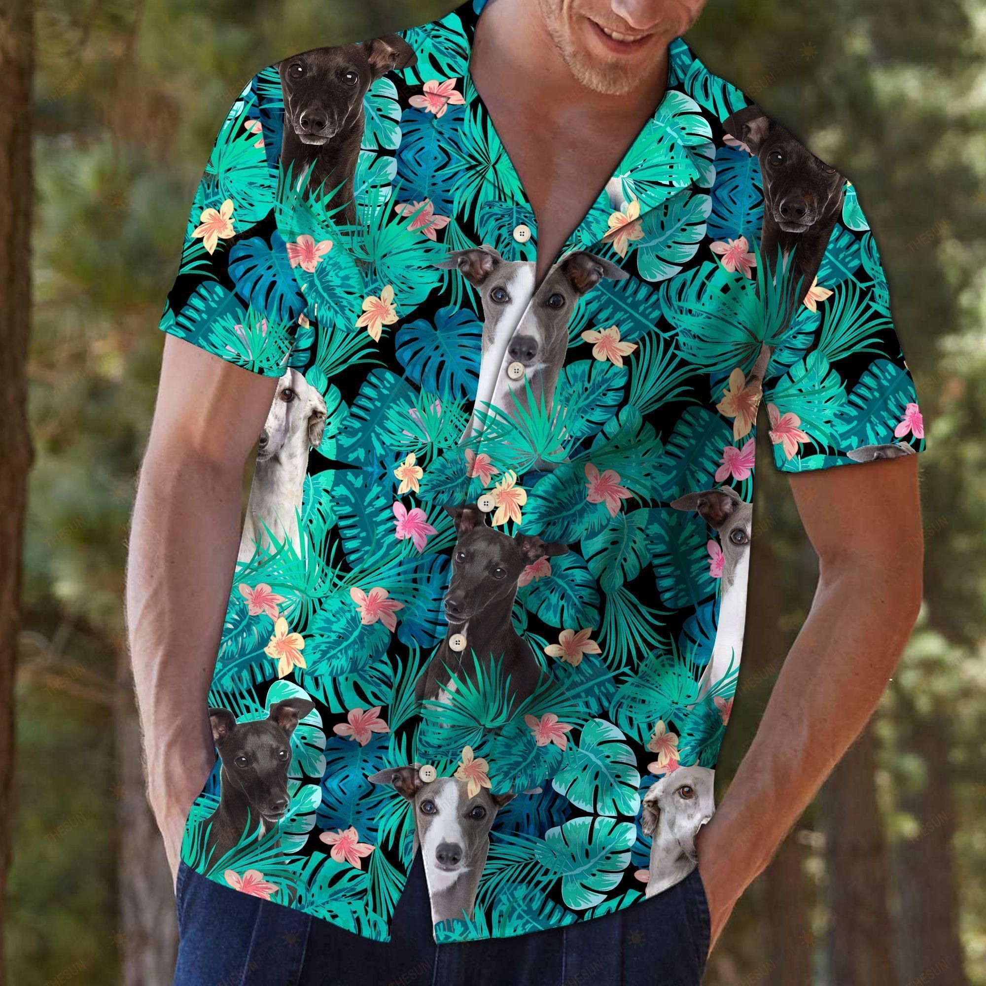 HAWAII SHIRT Greyhound Tropical -ZX5743 