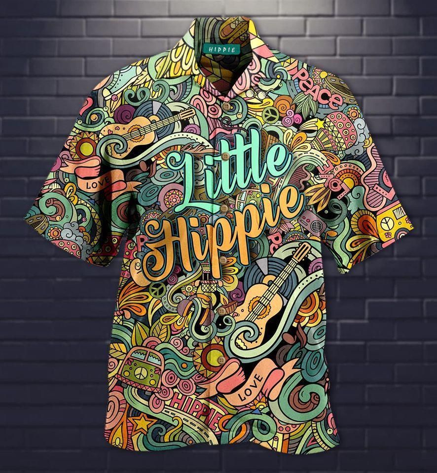 HAWAII SHIRT Hippie Doodles -zx15850 