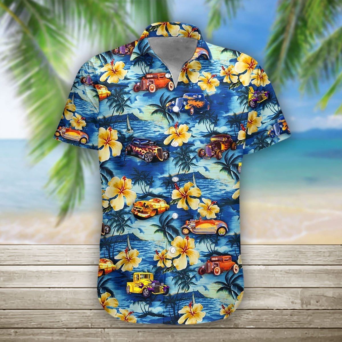 Hawaii Shirt Hot Rod Tropical-ZX0528 