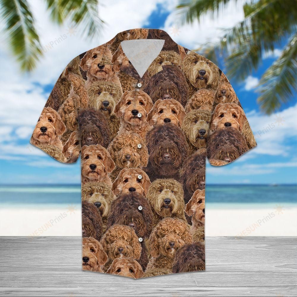 HAWAII SHIRT Labradoodle Awesome -ZX5090 