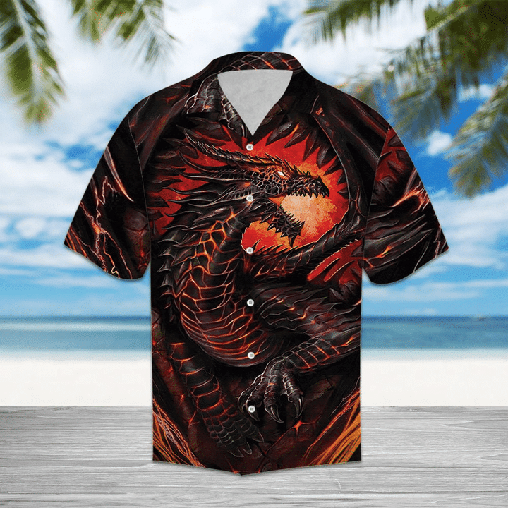 HAWAII SHIRT Mythical Dragon -zx15585 
