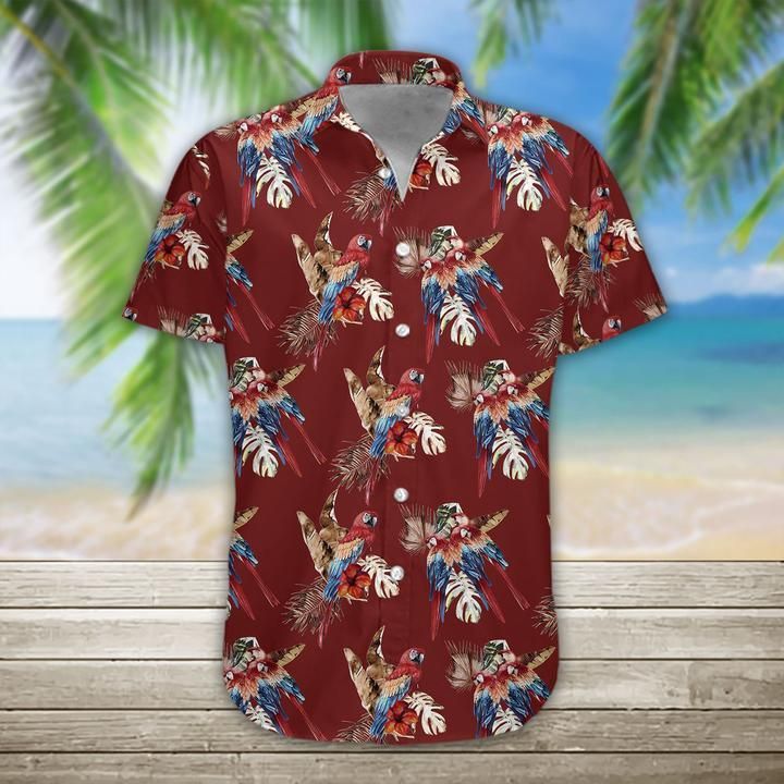 HAWAII SHIRT Parrot -zx15506 