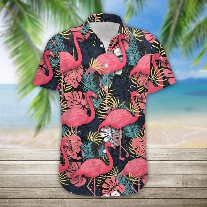 Hawaii Shirt Pink Flamingo #2711L-ZX0926 