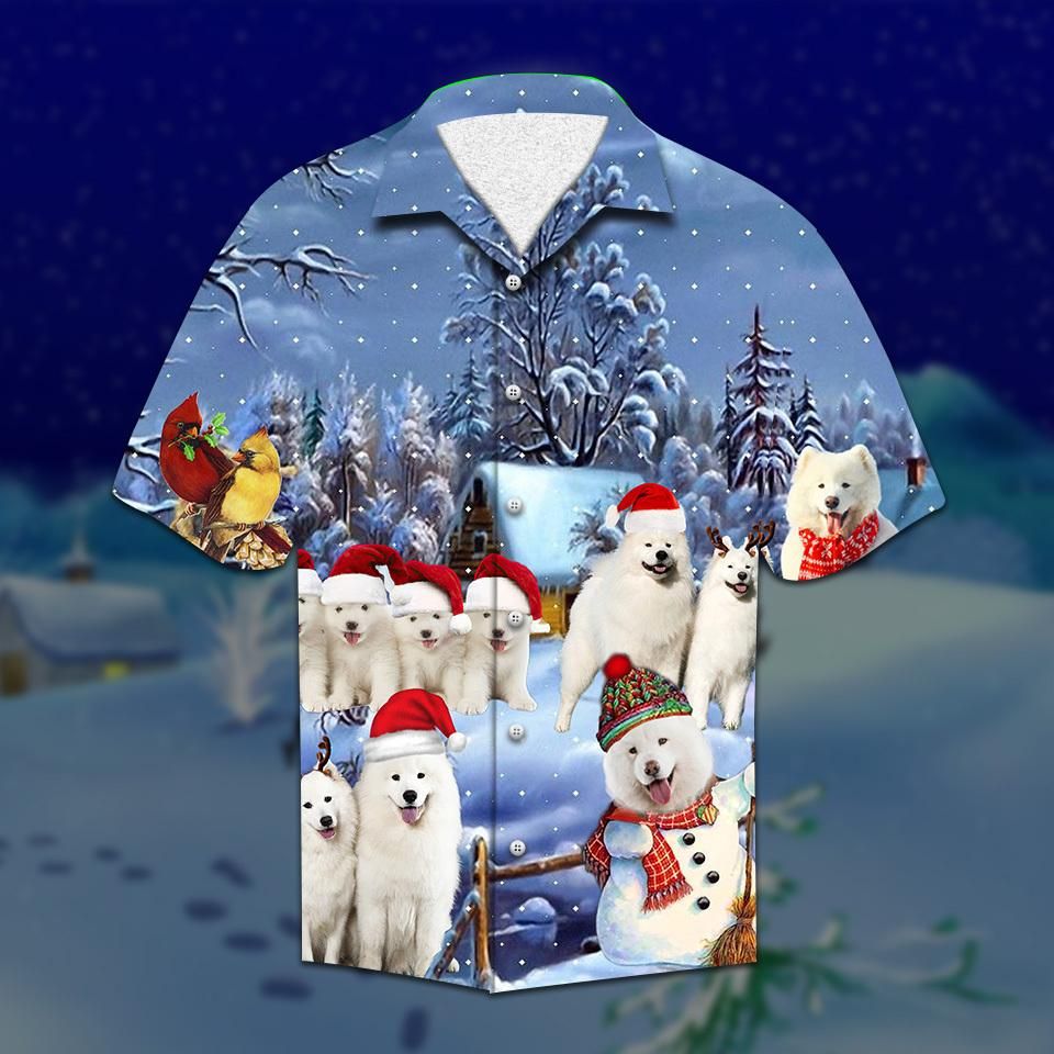 HAWAII SHIRT Samoyed Christmas -zx15408 