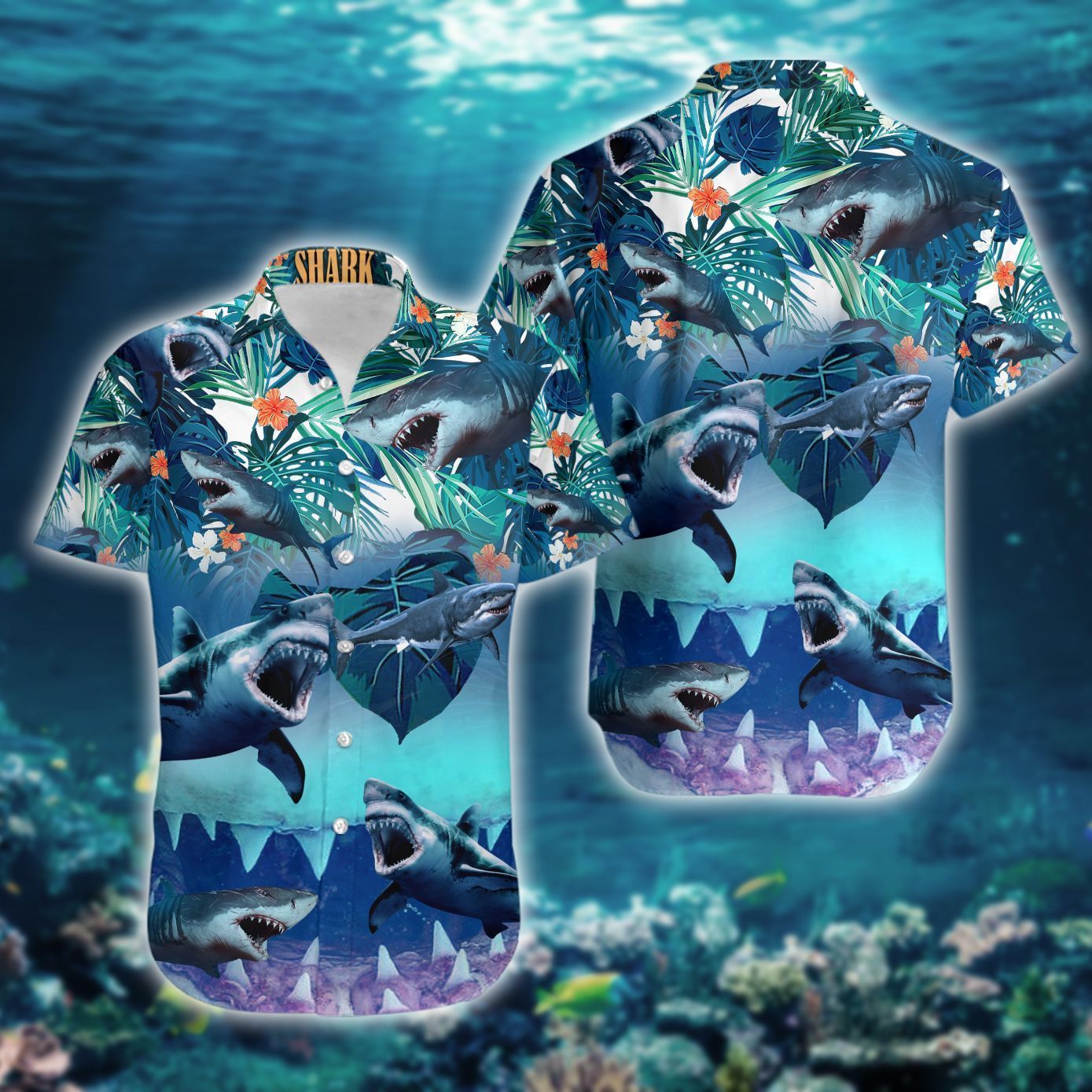 Hawaii Shirt Shark -ZH5006 