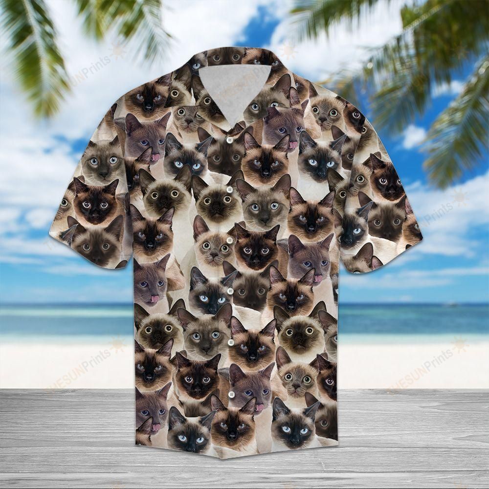 HAWAII SHIRT Siamese Awesome -ZX5031 