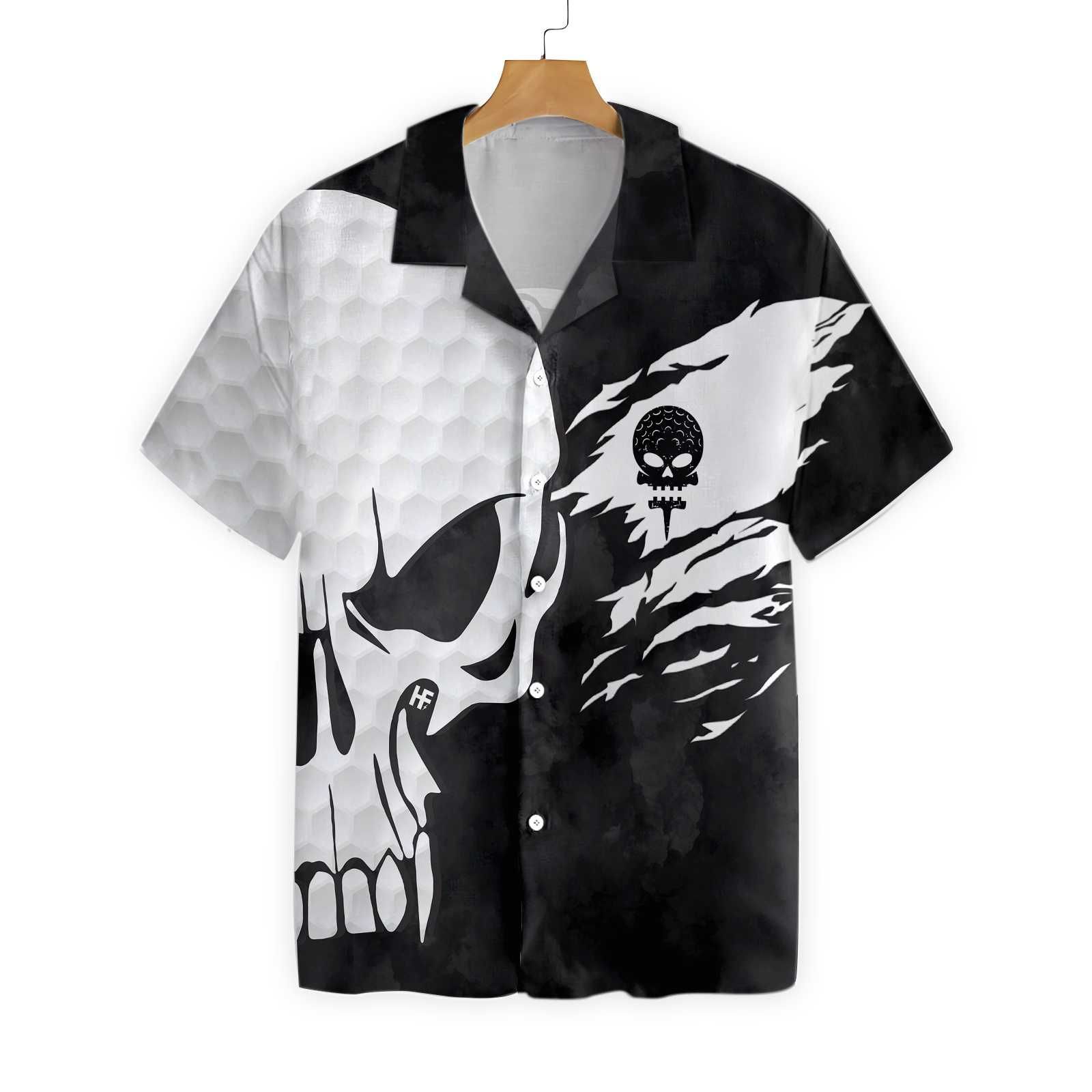 Hawaii Shirt Skull And Golf -ZH5592 