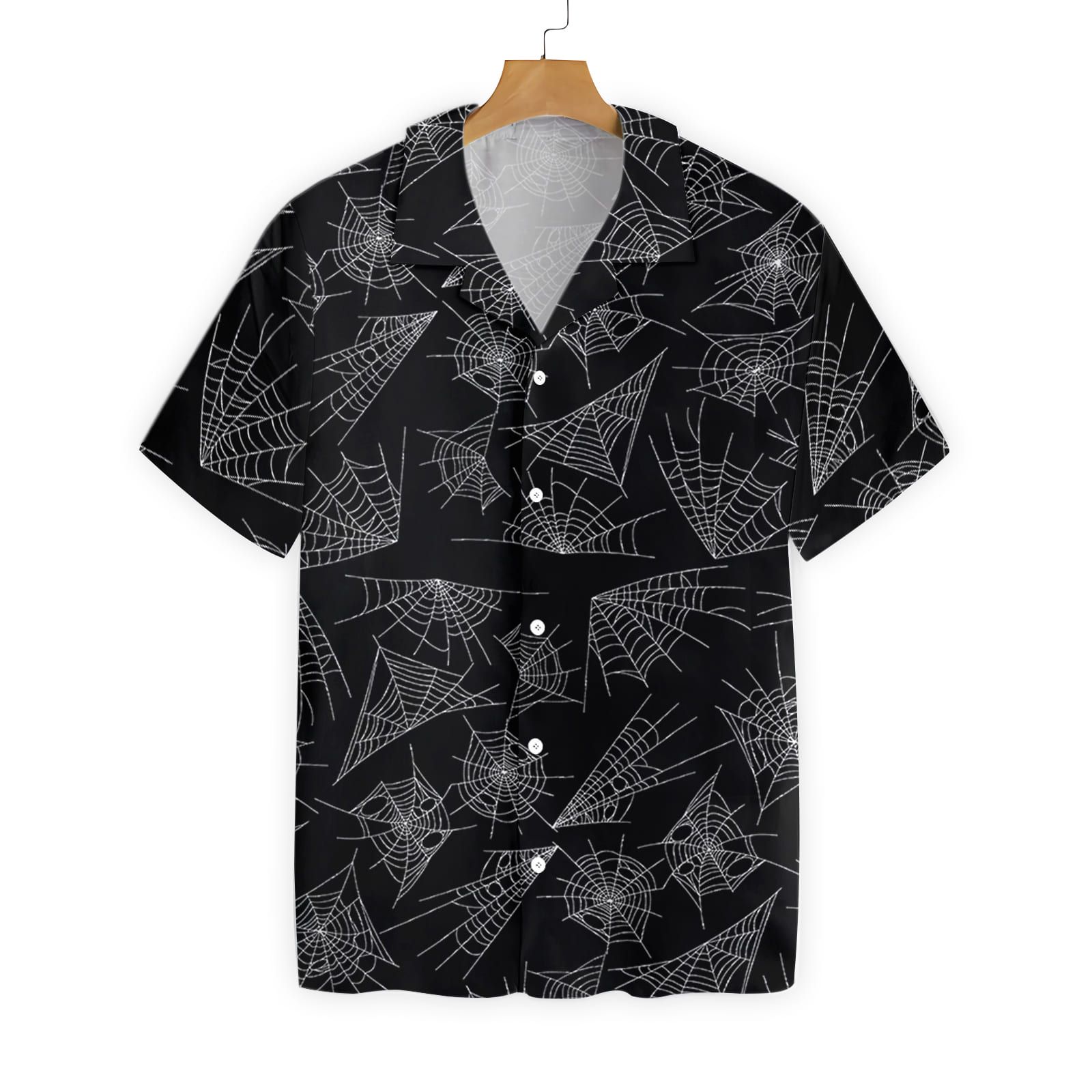 Hawaii Shirt Spider Web Goth -ZH5707 