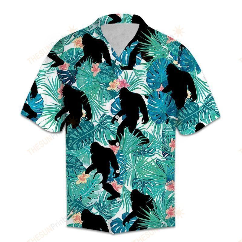 HAWAII SHIRT Tropical Bigfoot -ZX5664 