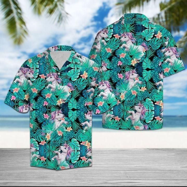 Hawaii Shirt Unicorn Tropical  -ZH5534 