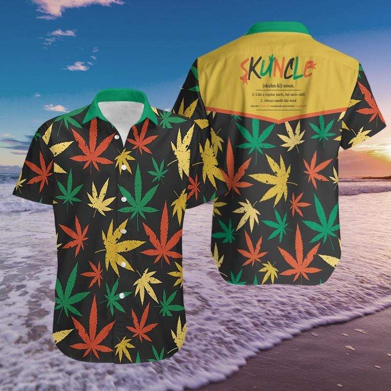 Hawaii Shirt Weed Skuncle-ZX0453 