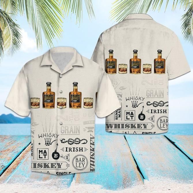 HAWAII SHIRT Whisky For You -zx15085 