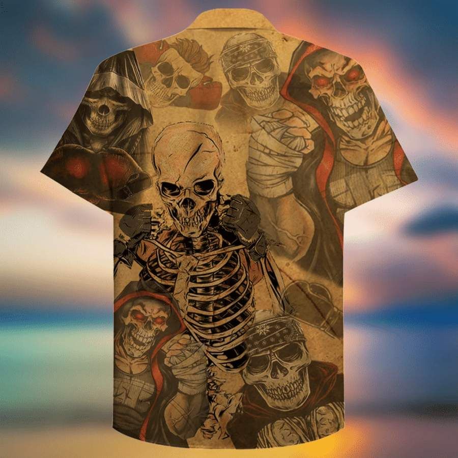 Hawaiian Aloha Shirts Amazing Skull Boxer