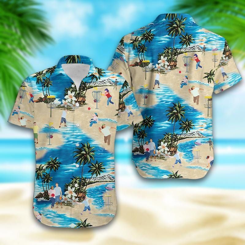 Hawaiian Aloha Shirts Disc Golf Summer