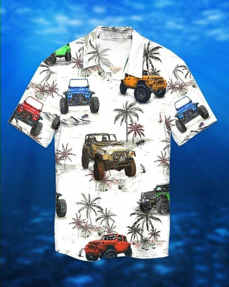 Hawaiian Aloha Shirts Jeep Summer Vibes