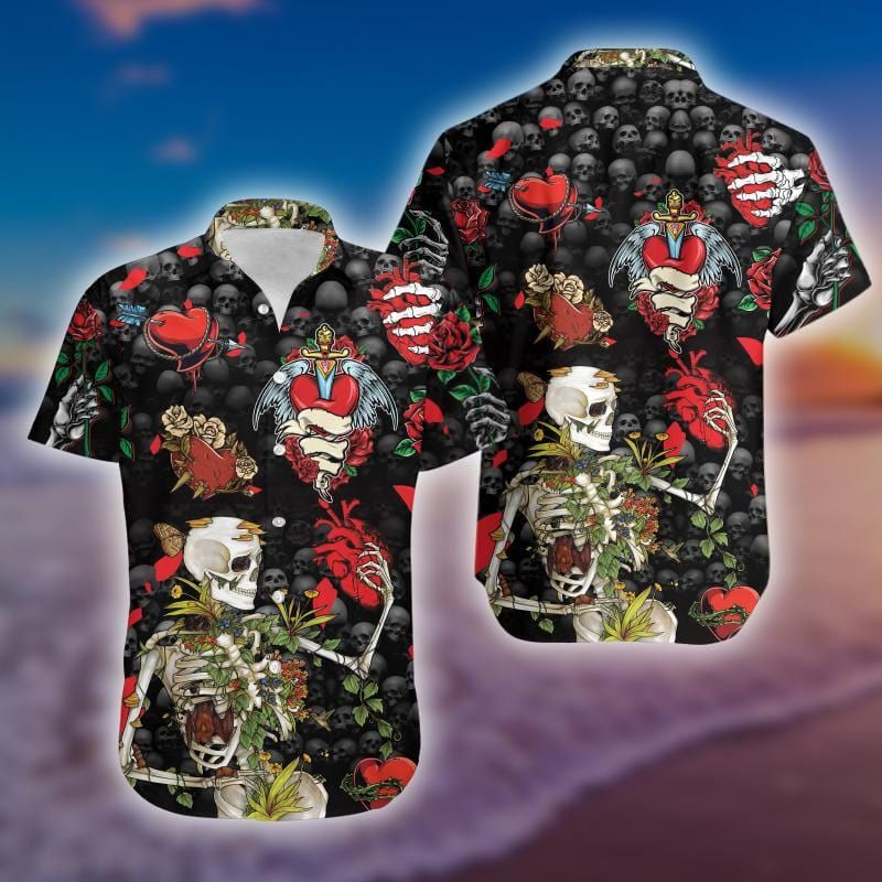 Hawaiian Aloha Shirts Skull Loving You Till My Last Day #150421V