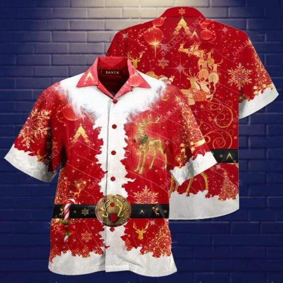 Hawaiian Aloha Shirts Special Santa Claus Costume Christmas