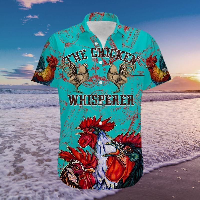 Hawaiian Aloha Shirts The Chicken Whisperer #3010h