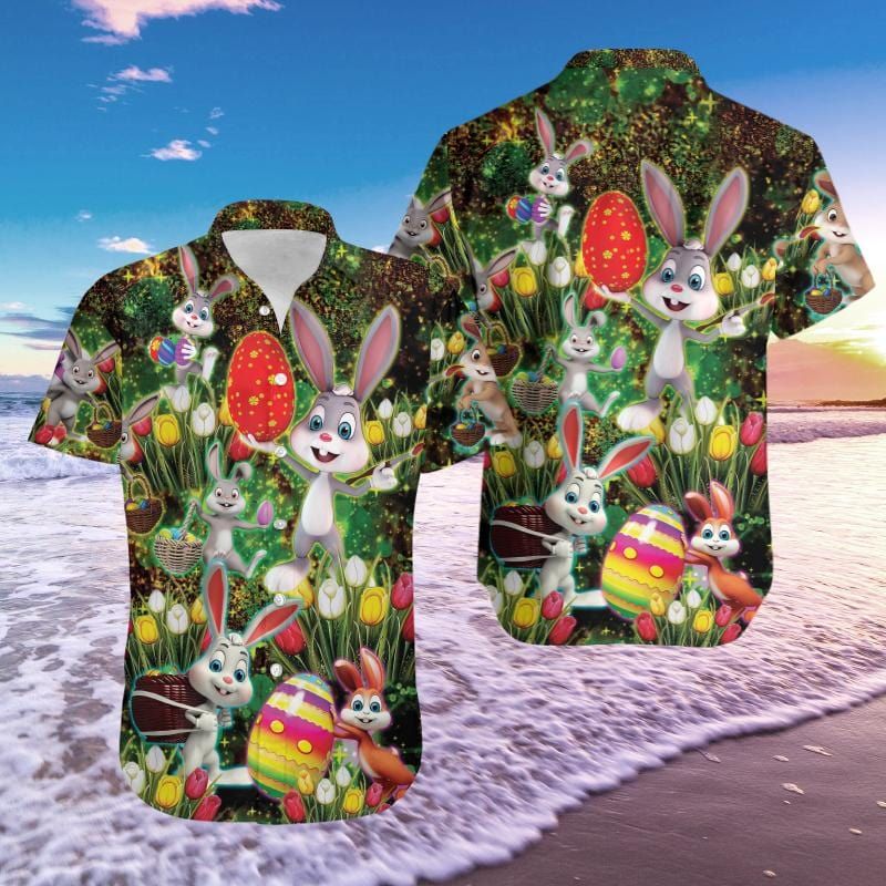 Hawaiian Aloha Shirts You're Some Bunny Special Easter #2302V