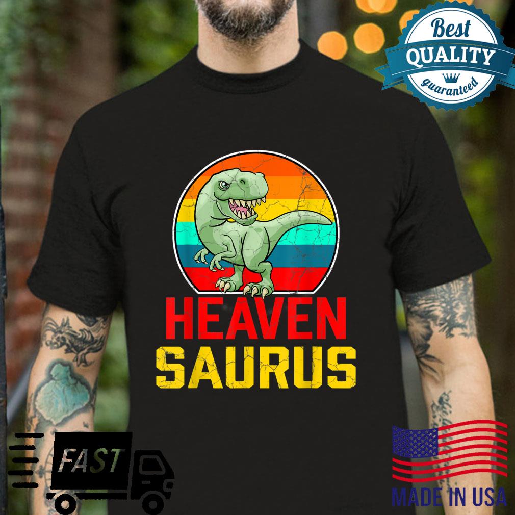 Heaven Saurus Family Reunion Last Name Team Custom Shirt