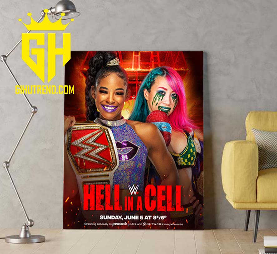 Hell In A Cell Bianca Belair Vs Asuka Raw Womens Championship Poster Canvas
